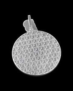 Iced Out TM Letter Moissanite Pendant 925 Silver Round Micro Paved Hip Hop Bling <b>Charm</b> - Product Image 2