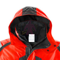 Vêtement de travail imperméable et respirant, veste d'hiver haute visibilité, bande réfléchissante en polyester, certifiée CE, haute qualité, logo personnalisé pour homme