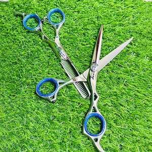 Professional Hair Cut Scissors and Hair Thinning Scissors <b>Set</b> Premium Stainless Steel 440C <b>Barber</b> Hairdressing Shears for Salon - Product Image 5