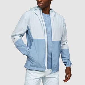 Conjunto de Pantalones Cortos y Chaqueta Cortavientos para Hombre al por Mayor, con Logotipo Personalizado, Ligeros, de Nailon, para Deportes al Aire Libre, Gimnasio, Ropa Urbana, Moda - Product Image 4
