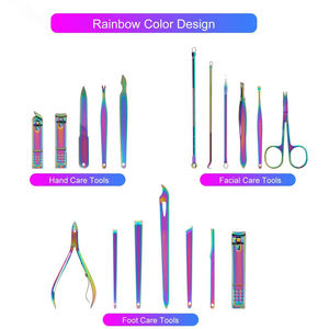 Kit professionnel de manucure et pédicure, kit de coupe-ongles en acier inoxydable, kits de beauté pour femmes en vente - Product Image 3