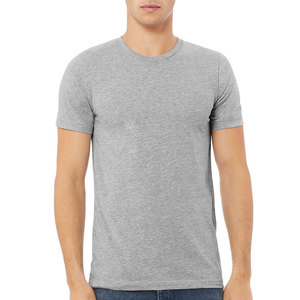 Camiseta Personalizada con Logotipo Frontal para Hombre, 100% Algodón Peinado, Transpirable, de Secado Rápido, Estampado Liso, Manga Corta, Cuello Redondo, Elegante - Product Image 3