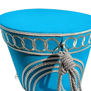 Sombrero shako de uniforme de desfile diseñado para una comodidad duradera, perfecto para conjuntos de marcha. Sombreros Shako personalizados para hombre. - Product Image 6