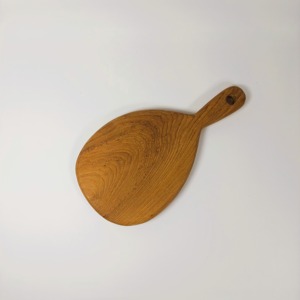 Bloc à découper en bois de teck de pong d'origine indonésienne Design naturel pour la cuisine - Product Image 3