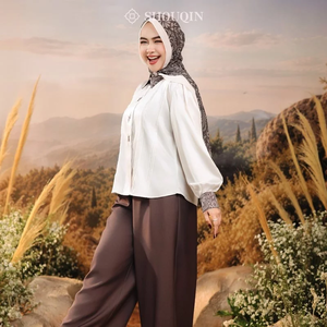 ผ้าคลุมศีรษะมุสลิม SHOUQIN Arabelle พรีเมียม ชีฟอง ปาชมินา น้ำหนักเบา ระบายอากาศได้ดี นุ่มสบาย ป้องกันแบคทีเรีย - Product Image 6