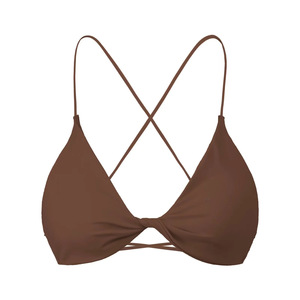 Women Longline Sports Bra Seamless Ribbed High Support Yoga Fitness Workout <b>Tank</b> <b>Top</b> Removable Padded Running Activewear <b>Top</b> OEM - Product Image 2
