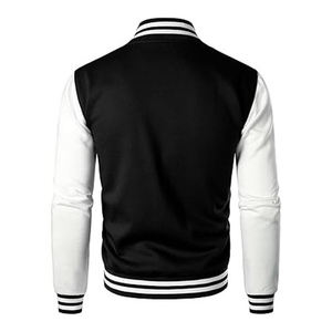 Chaqueta Varsity Personalizada OEM Desmontable, Chaqueta de Béisbol de Forro Polar para Hombre, Ajustada, de Poliéster, para Invierno, al por Mayor - Product Image 6