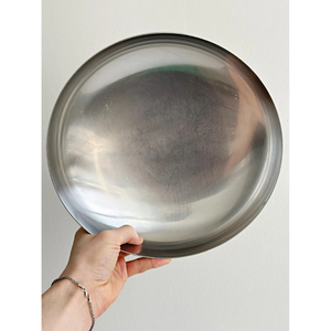 Ensemble de saladiers décoratifs en métal argenté, style américain, écologique, vaisselle polie - Product Image 4