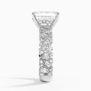Anillo de Diseño con Diamantes Cultivados en Laboratorio con Corte Esmeralda Certificados por IGI, en Oro de 10K, 14K, 18K y Plata 925, 935, Joyería Fina - Product Image 4