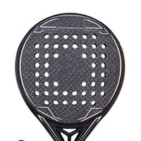 Raquettes de padel de haute qualité avec logo personnalisé, forme diamant, fabriquées par un fabricant en gros