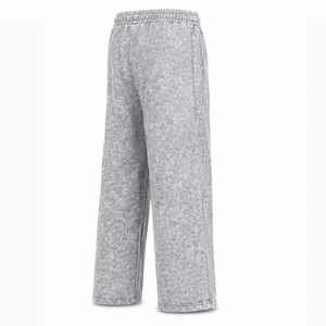 Premium Acid Wash Trousers Custom Cotton <b>Vintage</b> Washed <b>Pants</b> Loose Fit Casual Streetwear Joggers Wholesale Apparel Manufacturer - Product Image 5