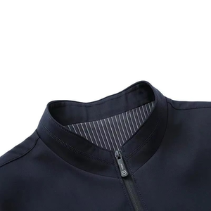 Blouson bomber unisexe coupe-vent léger en velours côtelé avec logo personnalisé sur le devant ODM - Product Image 4