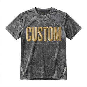 เสื้อยืดผู้ชายคอตตอน 100% หนัก 240 GSM ทรงโอเวอร์ไซส์ สไตล์สตรีทแวร์ พิมพ์ลายกราฟิก - Product Image 4