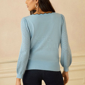 Blusa Corta de Verano para Mujer, Corte Regular, Color Sólido, 100% Poliéster, Secado Rápido, Tejido Transpirable y Suave, Diseño para Uso Diario - Product Image 5