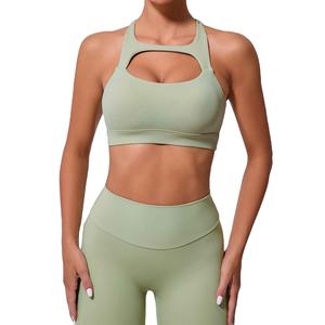 Soutien-gorge de sport sexy à dos creux, style nouveau, sous-vêtements de sport, soutien-gorge de yoga anti-choc, dos croisé, soutien-gorge de yoga pour la remise en forme en plein air - Product Image 1
