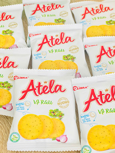 Galletas de Verduras con Sabor a Cebolla - Atela, Caja de 150g, Snack Saludable Bajo en Grasa y Carbohidratos, Servicio ODM, OEM y Muestras - Product Image 2