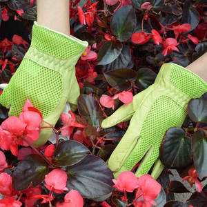 Guantes de jardinería flexibles con agarre fuerte para trabajos en el jardín, plantar, desmalezar y manipular la tierra, guantes de jardinería protectores - Product Image 4