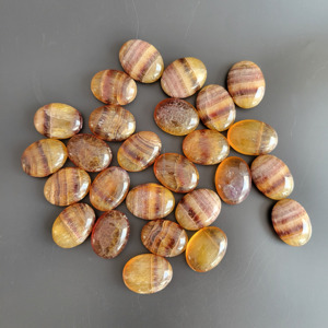 Vente en gros de pierre de palmier polie en fluorite jaune de qualité supérieure dernière arrivée cadeau de décoration Feng Shui Love Healing - Product Image 5