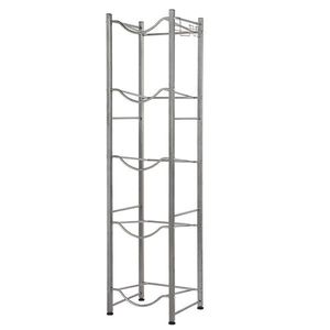 Portabottiglie da cucina a 5 livelli in acciaio inox resistente - Product Image 1