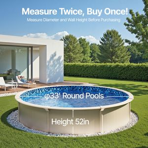 "25m Uinbead Style Durable <b>Vinyl</b> Pool Liner 1.5mm Thick Standard Gauge 52in <b>Wall</b> Height Replacement Liner" - Product Image 3