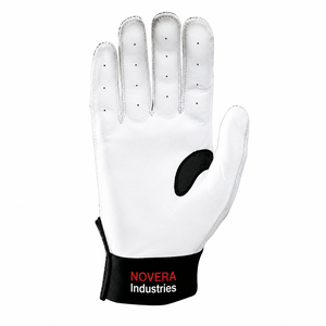 NOVERA INDUSTRIES Custom Logo <b>Baseball</b> Batting <b>Gloves</b>-OEM Service Premium Leather Breathable Durable Left/Right Hand Hook Loop - Product Image 4