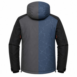 Chaqueta de Esquí con Capucha para Hombre, Diseño de Nubes, Impermeable 10,000mm, Tejido Elástico de 240g para Uso en Exteriores - Product Image 2