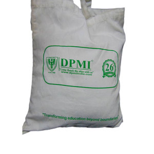DPMI 14x16 Inch Eco-Friendly Polyester Canvas Tote <b>Bag</b> Lightweight Self Handle Custom Digital Print Geometric Pattern Reusable - Product Image 2