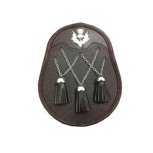 Nuevo Kilt Escocés Completo para Hombre con 3 Borlas, Material de Cuero y Cobre, Precio al por Mayor - Product Image 2