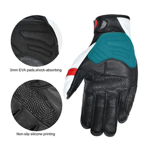 Guantes de Motociclismo de Fibra de Carbono, Guantes de Protección de Cuero para Motociclismo, Estilo Moto GP - Product Image 3
