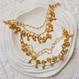 <b>Fashion</b> <b>Necklace</b> with Multicolor Floral Design - Product Image 1