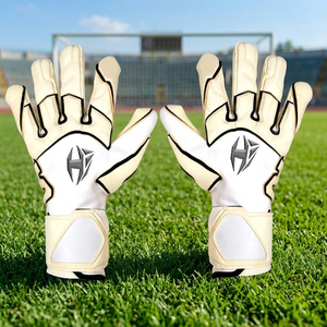 Gants de gardien de but super doux, haute qualité, en latex allemand 4 mm, découpe négative gaufrée, design personnalisé, vente en gros - Product Image 4