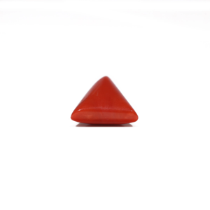 Handcrafted Synthetic Red Coral Oval Cabochon 4x6mm 6.45 Carat Loose Gemstone for Fine Jewelry - Product Image 3