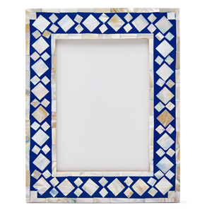Mosaic capiz shells inlay frames for <b>wall</b> art pictures customized sizes <b>MOP</b> picture frame best price - Product Image 2