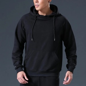 Ensemble de survêtement décontracté pour homme, automne-hiver, à capuche, uni, respirant, 100% coton, pantalon de survêtement et sweat-shirt - Product Image 6