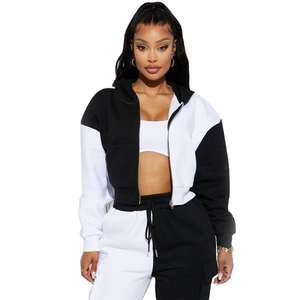 เสื้อฮู้ดดี้ผู้หญิงคุณภาพพรีเมียม ผ้าฝ้าย 100% เป็นมิตรกับสิ่งแวดล้อม ระบายอากาศได้ดี สีสันปรับแต่งได้ สวมใส่สบาย ความยาวปกติ แขนสั้น - Product Image 1