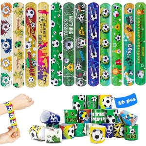 36 Braccialetti a tema calcio, braccialetti a scatto vuoti per feste di compleanno, Ringraziamento e Natale - Product Image 3