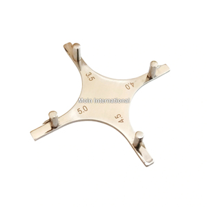 Orthodontic Star-Like Bracket Positioning <b>Gauge</b> Precision Dental <b>Measuring</b> Instrument for Accurate Bracket Placement - Product Image 1