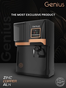 GENIUS BLACK COPPER REVERSE OSMOSIS WATER TREATMENT DOMESTIC SYSTEM <b>WALL</b> <b>MOUNT</b> <b>TABLE</b> TOP WATER PURIFIER SYSTEM LED FOOD GRADE - Product Image 6