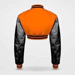 New Fashion Unisex Varsity <b>Jackets</b> with Plus-Size Custom Options Canvas Fabric Windproof & Eco-Friendly Wholesale - Product Image 5