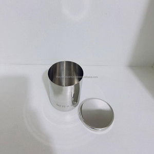 Wholesale Modern Luxury Brass 13.5 oz Unique <b>Empty</b> Handmade Durable Candle <b>Jars</b> Lid Polished Finish Custom Logo Christmas Home - Product Image 4