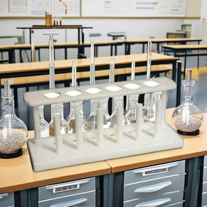 Support de tubes à essai en plastique autoclavable, modèle pour utilisation dans divers laboratoires - Product Image 2