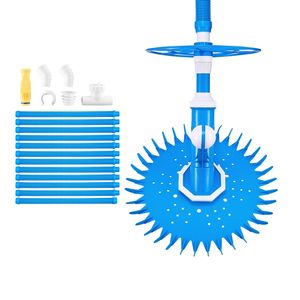 Pulitore Automatico per Piscina con Manico in Silicone, Aspirazione Laterale, 12 Ore di Autonomia, Spazzola per Piscina - Product Image 1