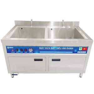 Lavavajillas Ultrasónico Comercial RAMA RB-1500S, Automático, de Doble Tanque, Acero Inoxidable 316L, 1.5KW, Venta al Por Mayor - Product Image 1