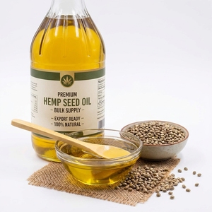 Natural Hemp Seed Oil Unrefined for Cooking and Salads Hemp Oil Bulk Supply 10MT Food Grade Cold Pressed - Product Image 5