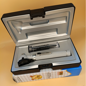 Otoscope à Fibre Optique Miniature Gris de Qualité Supérieure pour Examen Auriculaire Professionnel – Prix de Gros pour Distributeurs - Product Image 2
