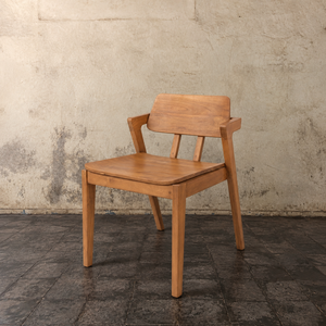 Fauteuil en teck durable, chaises de salle à manger en bois massif pour les projets hôteliers et de restauration, fabricant d'usine en Indonésie - Product Image 1