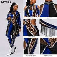 Costumes de majorettes, uniformes de fanfare, costumes de danse, robes en spandex/coton pour enfants, unisexe