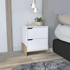 Comodino Luss con 2 cassetti - Product Image 1