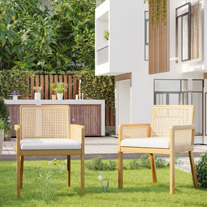 Ensemble de 2 fauteuils rembourrés pour jardin - Product Image 1