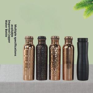 Botella de agua personalizada de cobre con aislamiento al vacío, diseño de lujo, para exteriores. Sin reseñas aún. - Product Image 2